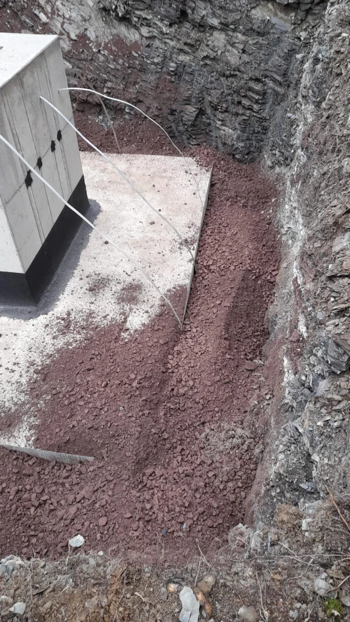 Funkmast Fundament